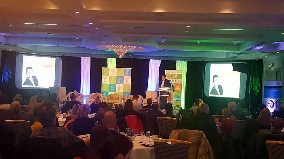 SECcorridor's tweet photo. John P Gleeson, Partner, Global Head of Media, Grant Thornton at #TheBigPictureConference speaking about the commercial and investment aspects of the #AV industry @druidsglen. #contentcreation #SECreativeCorridor #EAteamIrl https://t.co/2naO7QXlFW
