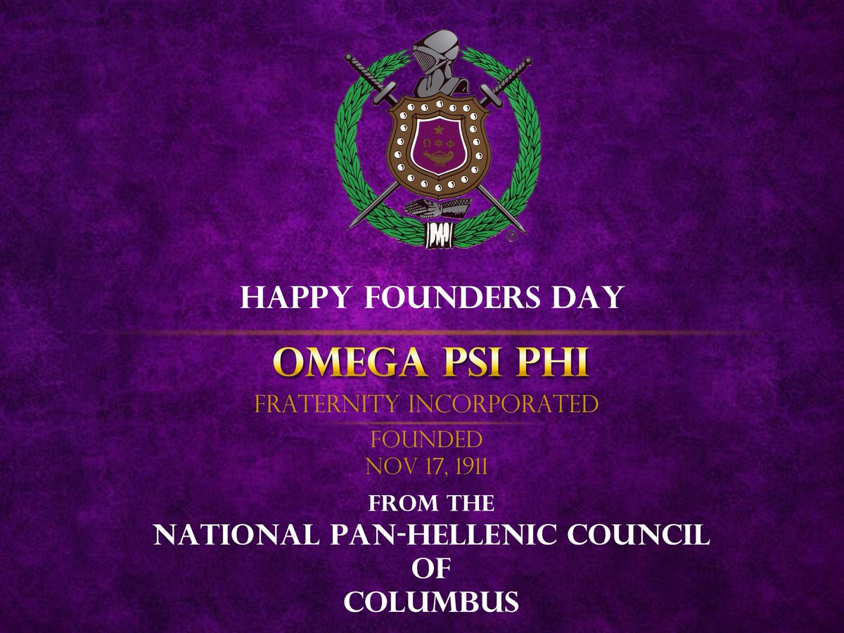 NPHCColumbus's tweet photo. The National Pan-Hellenic Council extends well wishes to the gentlemen of Omega Psi Phi Fraternity Inc., especially Mu Iota Chapter! https://t.co/SGlXTclflu
