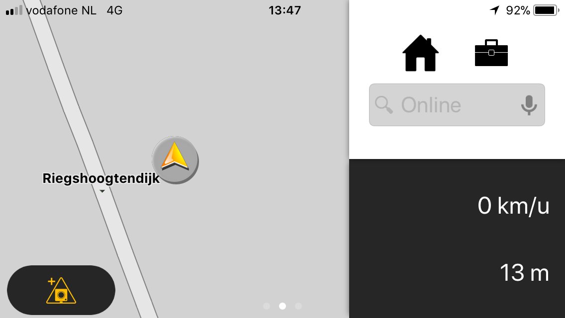 Babloth's tweet photo. Iemand een idee hoe ik met #Navigon in contact kom of alleen via de app store.? #dtv #durfttevragen #wateenButupdate 1/3 scherm voor navigatie #koekoek https://t.co/6UUl4FnUHa