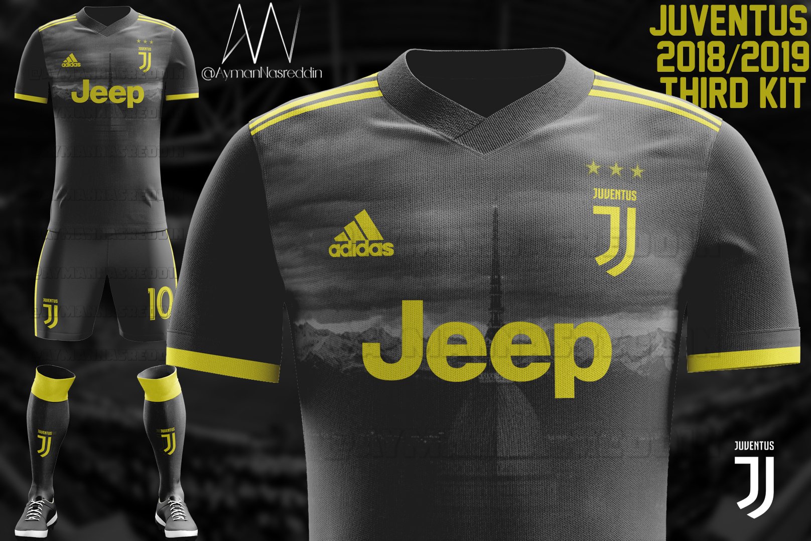 JuPorn™ on Twitter: "Juventus 2018/2019 third kit ...