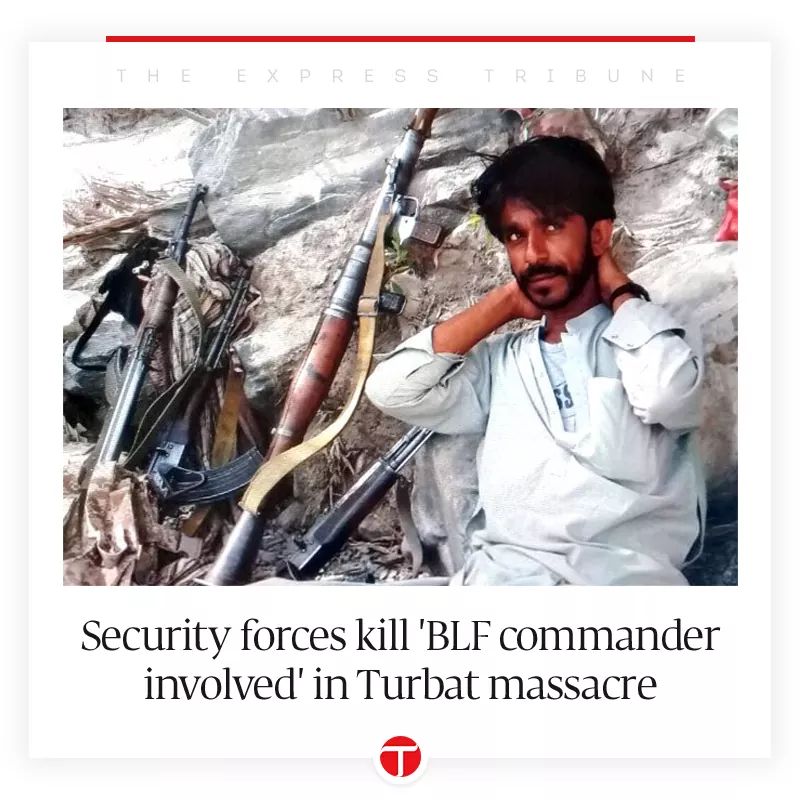 iamhamzaabbasi's tweet photo. Notorious terrorist Younus Taukali shot dead by security forces 25 kms from where Turbat massacre took place. May your soul never rest in peace you murderer! https://t.co/Rbdqq7Tj1x