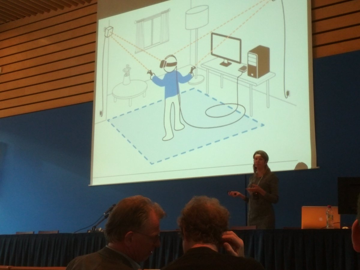 smalll_eu's tweet photo. Interessante presentatie over consumenten VR bij bewegingsanalyse #smalll2017@Katinka3D https://t.co/k2O6bNfCSB