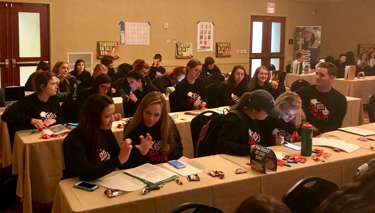 RHSTalisman's tweet photo. RHS Yearbook Crew learning at the Balfour Conference. https://t.co/eGND8HoGU1
