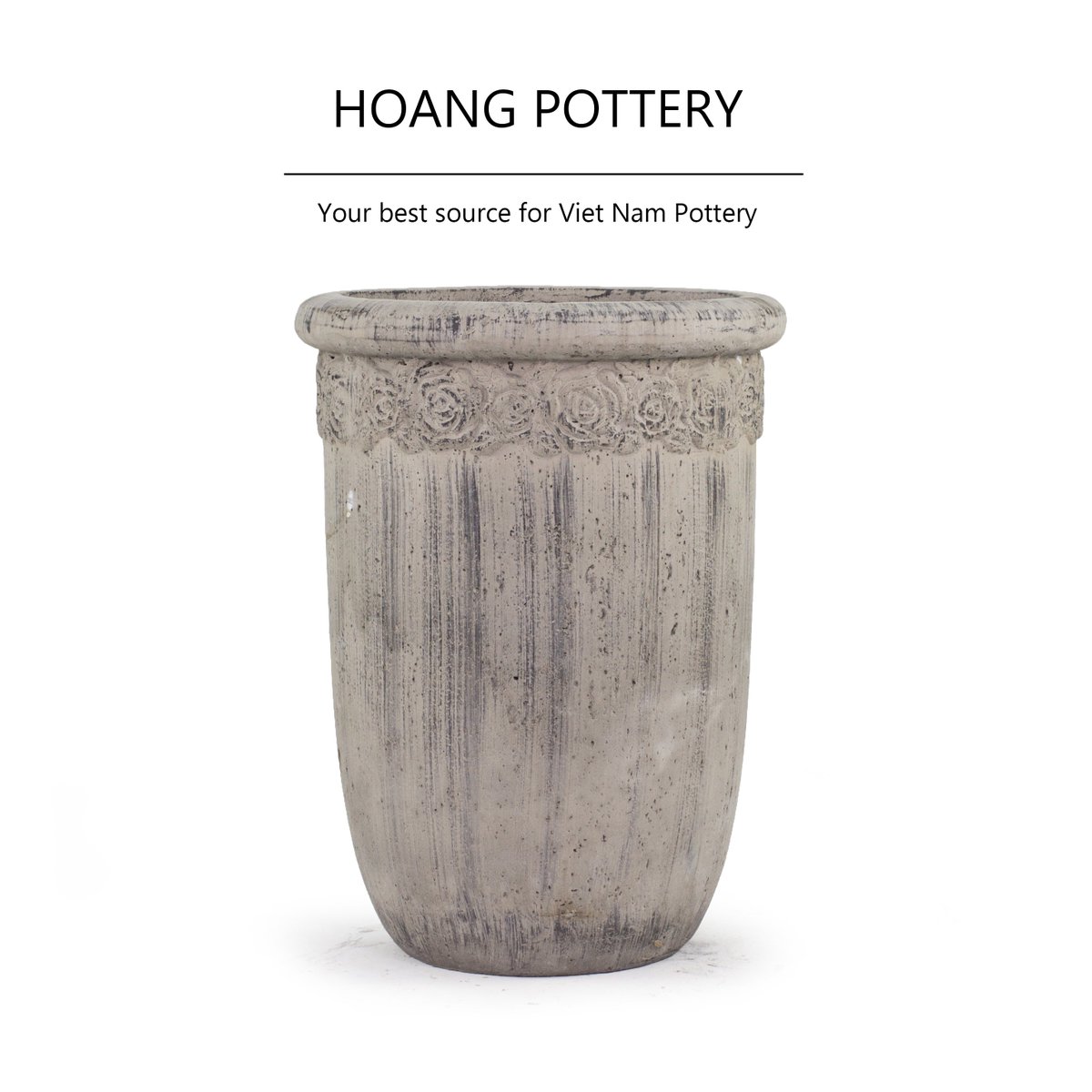 #Special #cement #vase with #beautiful #rosepattern 🌸🌹☘️
✨Each detail was #carved #smoothly #byhand with precise care 😉
#vietnam #pottery #pot #planter #flowerpot #delicate #rose #concrete #smooth #meticulous #potterysupplier #ontrend #decorproduct #handmade #decor #design