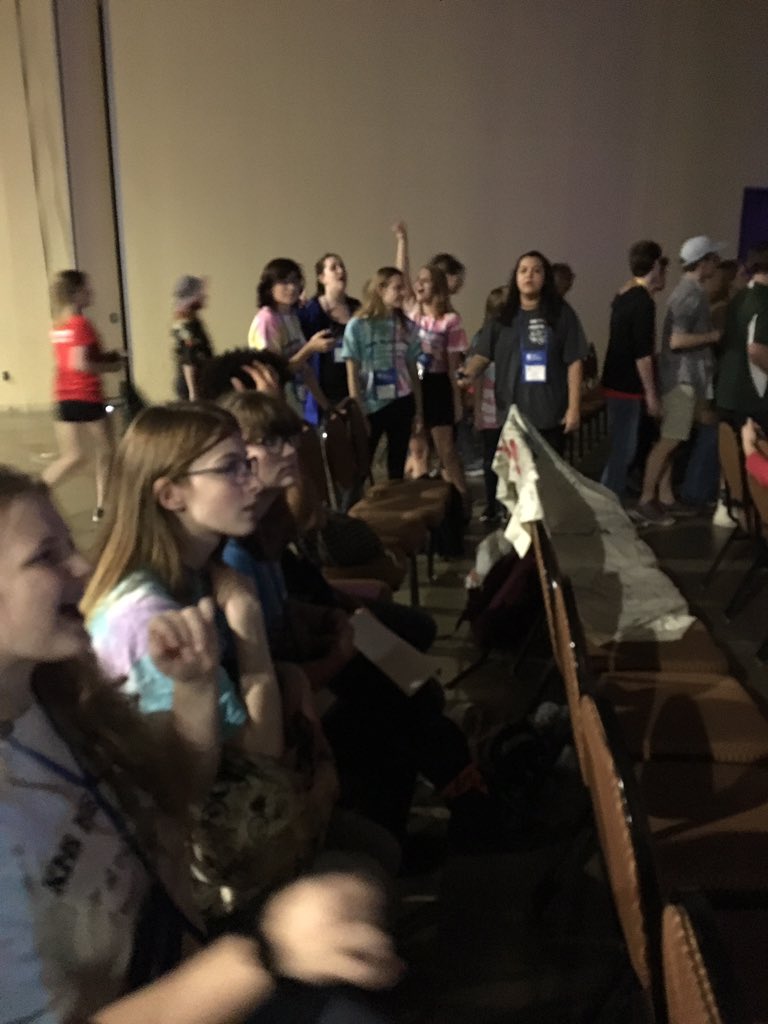 khsheadliners's tweet photo. KHS Troupe 5534 is at the opening ceremonies of Texas Thespian Festival 2017! #TTSF17 #AdventureAwaits @Texas_Thespians https://t.co/2QuZjb6QMI