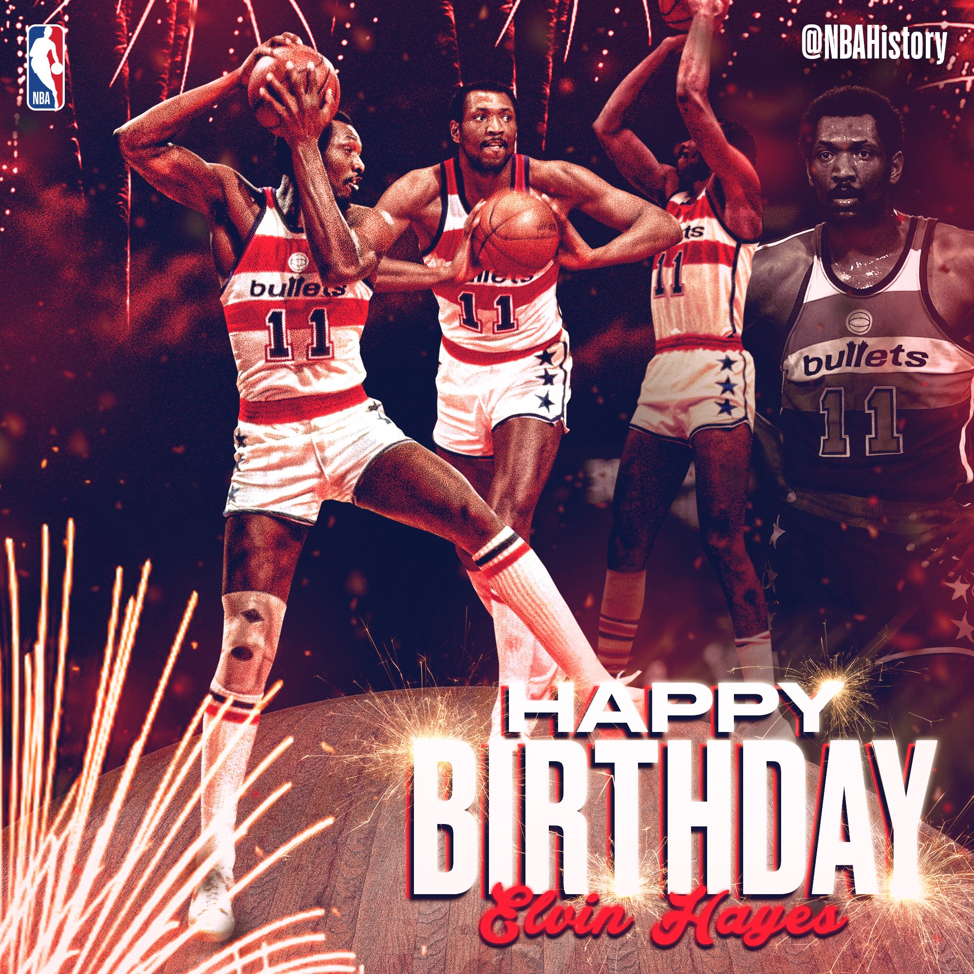 Happy 72nd Birthday to 12x & Hall of Famer ELVIN HAYES! 