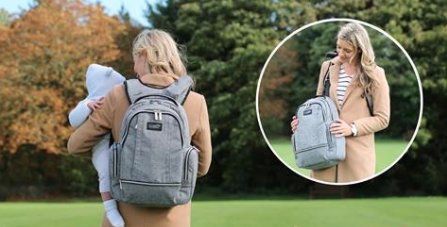 A baby bag that swings from back to front without the hassle of unstrapping - genius <a href="/wolffepack/">Wolffepack</a> Kickstart into reality: kck.st/2yUXLbr