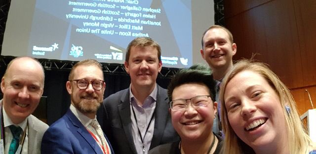 UoEStaffPride's tweet photo. An honour to be asked to be on the Role Models &amp; Allies panel with amazing people. Thank you Stonewall. #equalatwork https://t.co/7kQPBDqkCR