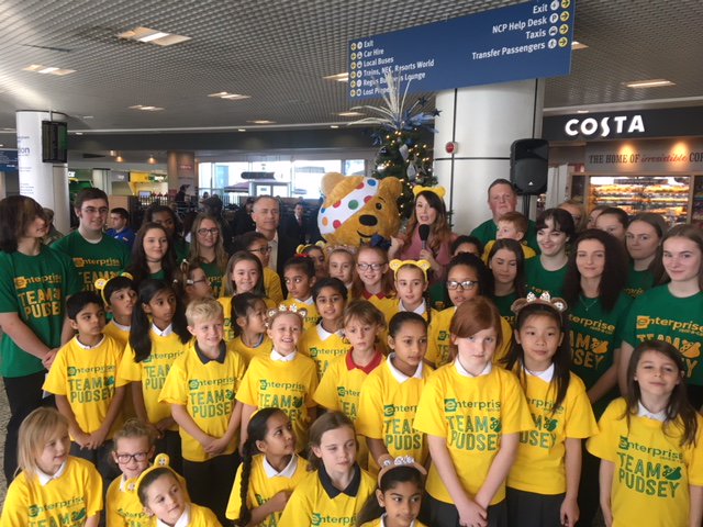 Birmingham Airport (@bhx_official) on Twitter photo In arrivals until around 2pm today is Pudsey raising money with <a href="/Enterprise/">Enterprise</a> for <a href="/BBCCiN/">BBC Children in Need</a> - all donations are gratefully being accepted! In arrivals until around 2pm today is Pudsey raising money with <a href="/Enterprise/">Enterprise</a> for <a href="/BBCCiN/">BBC Children in Need</a> - all donations are gratefully being accepted!