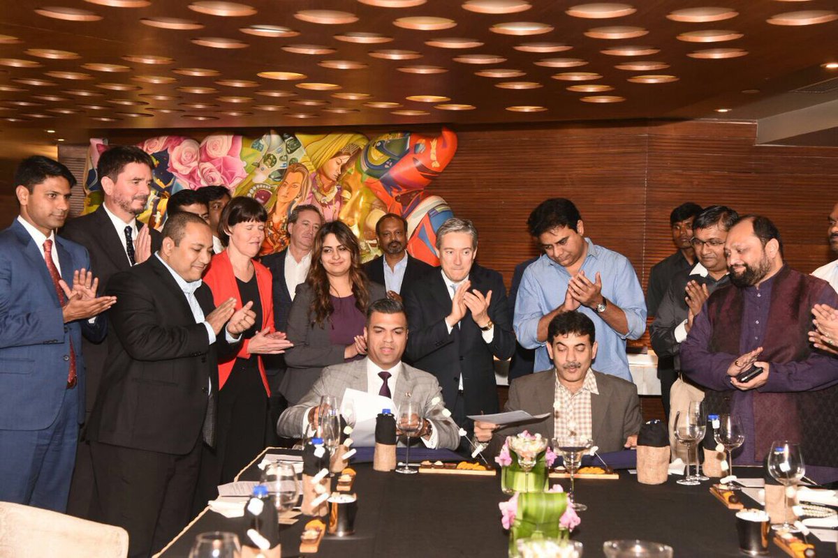 Government of Telangana has signed an MoU with Vancouver Film School (VFS), in the presence of Hon'ble Minister of Trade, Canada,  <a href="/FP_Champagne/">François-Philippe Champagne (FPC) 🇨🇦</a>, to create satellite campus of <a href="/vfs/">Vancouver Film School</a> in Hyderabad, Telangana