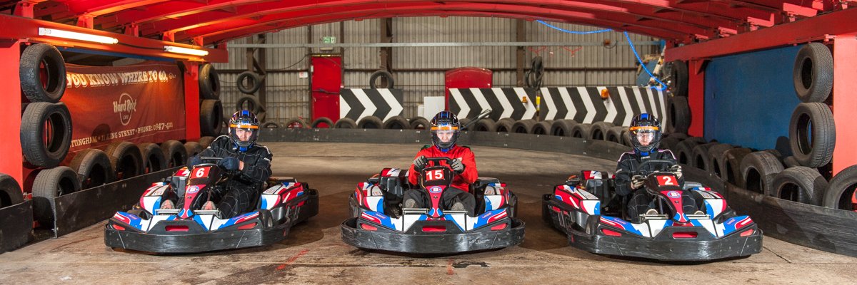 NottinghamTIC's tweet photo. Does this look like your kind of Christmas party? Why not check out @kartinguk to add a little friendly competition on a championship circuit to your festive fun 🚥 > https://t.co/K1ZKiClf1e https://t.co/mSu8P3ECpx