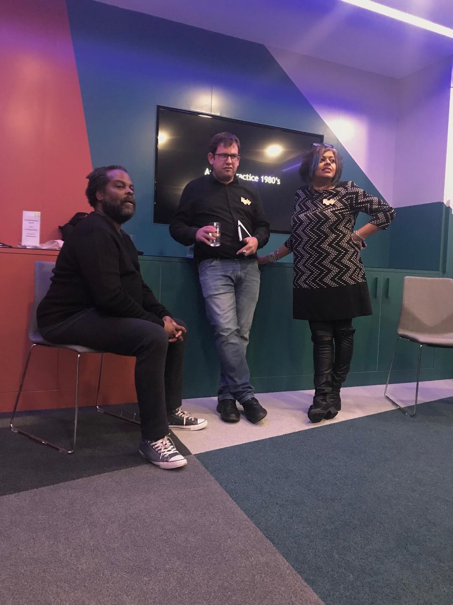 TweetSherrie's tweet photo. Dialogue must lift How many curators Why regurgitate Diverse space Paradigm shift Change axis Self-preservation #DavidABailey #DiasporaPavilion @ICF__ @isaacjulien @Saye_Photo @vanleyburke @AleemSaRaSun @InesElsaDalal @CraigoAshley @lararatnaraja @AHRC_BAM @NAGBahamas GLC #Mirage https://t.co/09aD1z3xLA