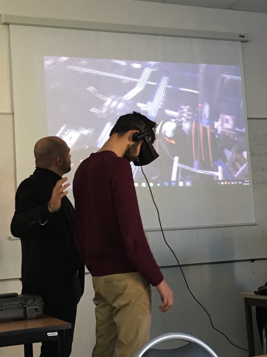 MasterDNHD's tweet photo. On pousse les tests VR avec @antoinedesprat ! T’as peur ? https://t.co/jJzwHfsOyf