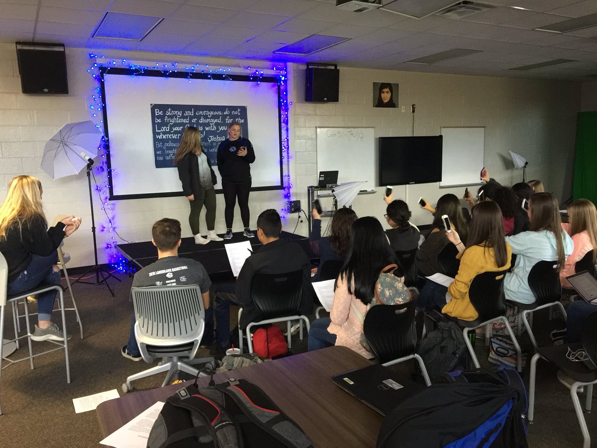 Studio113_EHHS's tweet photo. Peyton and Abigail performing an original song for The Crucible project. #EHHSTalent https://t.co/xkEE1vAgXp