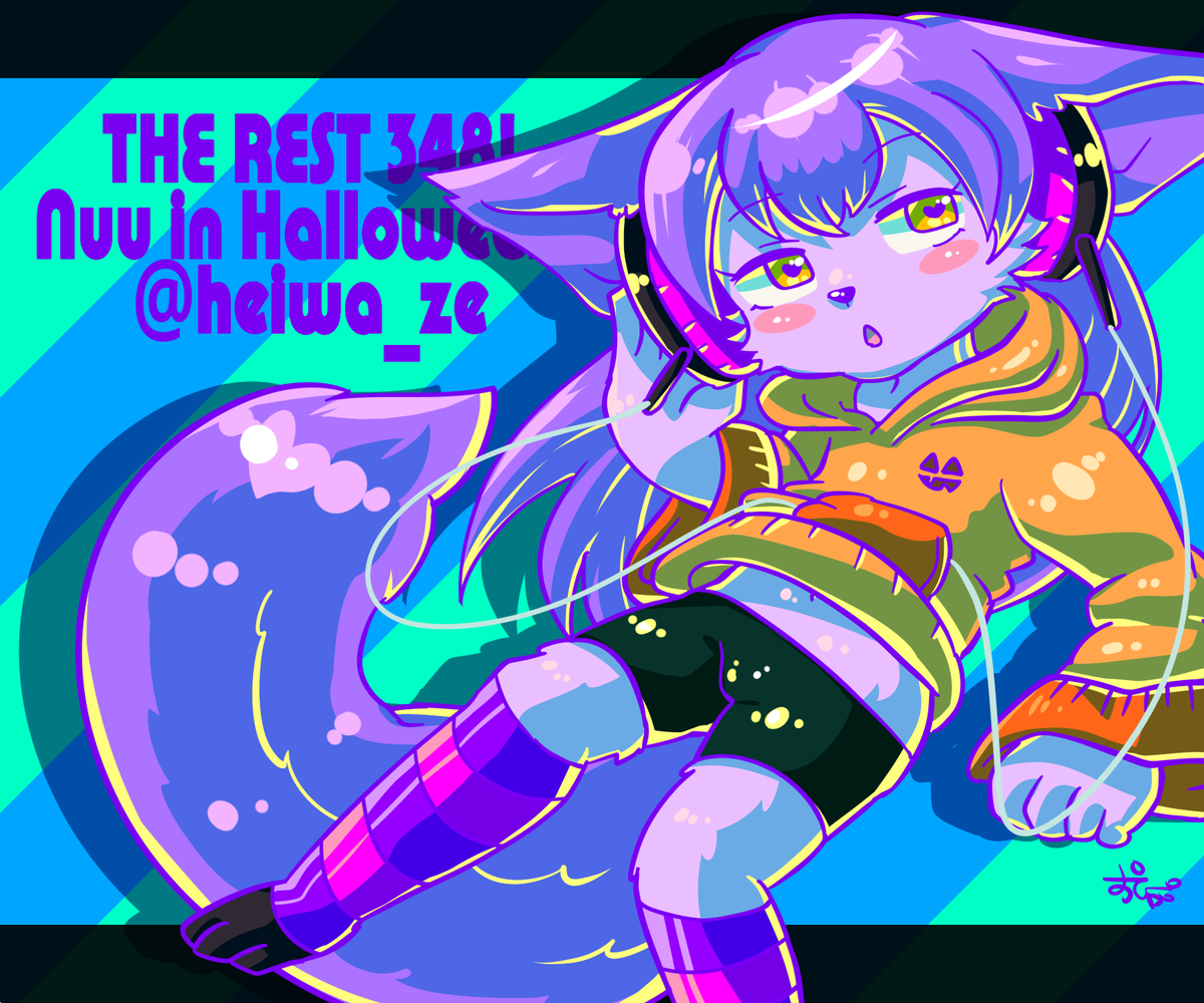 8o6p1y0a1n0n3u1's tweet photo. #HalloweenCountdown The rest 348!　けだるげケモっこ
#rtした人をハロウィンキャラ化する 【@heiwa_ze】 https://t.co/nmZCFAPKj2
