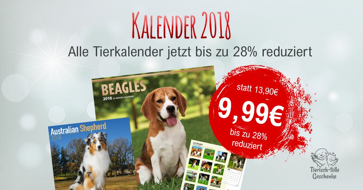 TierischtolleG's tweet photo. 🛒SALE: Kalender 2018 bis 28% reduziert +++ #kalender #geschenk #2018 #hundekalender #sale #reduziert https://t.co/TfmK94K89O https://t.co/FIPHgdOooY