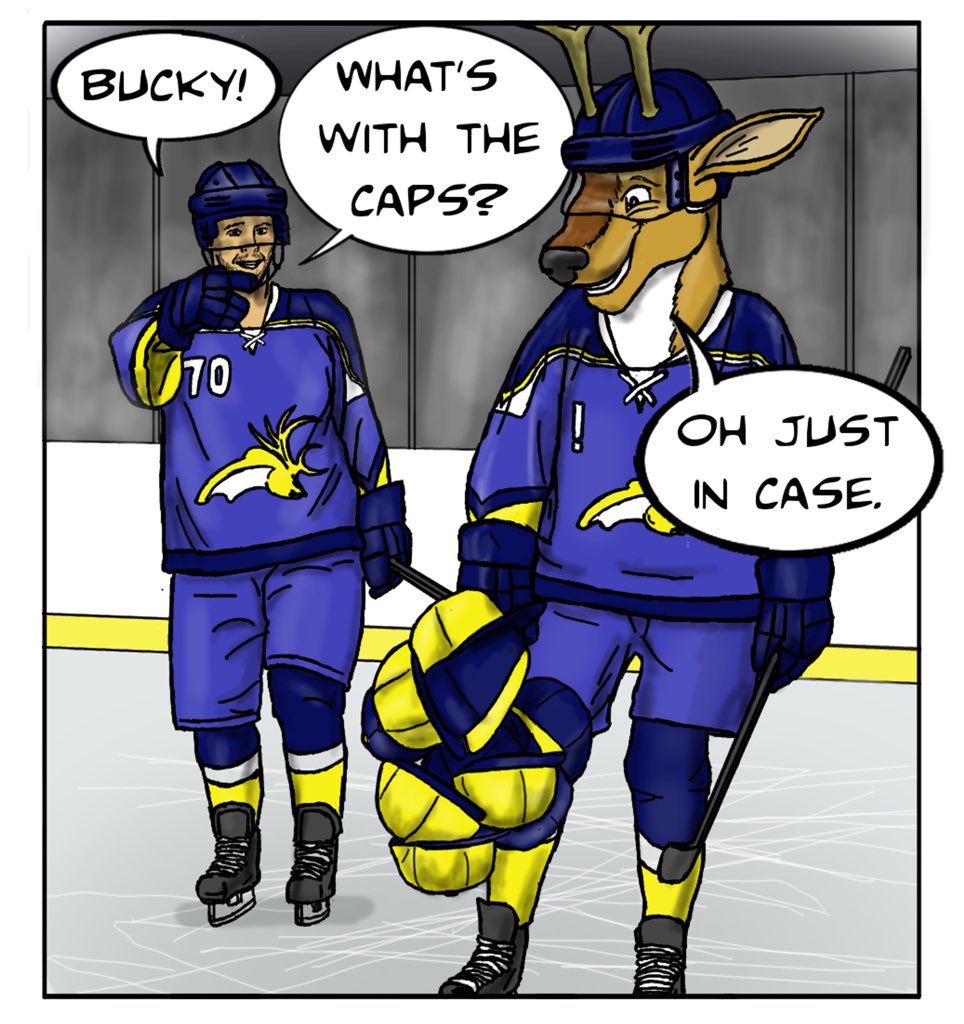 ✏️ Hier weer een teaser van de strip die @julescalis van mij maakt. Morgen de geheel nieuwe strip hier op Twitter! Blijf ons volgen. #buckyiserbij #ijshockey #hockey #tilburgtrappers #trappersnation  #tilburg #013 #oberliga #oberliganord #oberligameister #lovethisgame