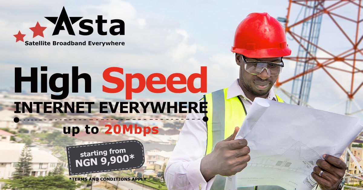 mycoollink's tweet photo. Asta! #reliable #connection #everywhere in Nigeria with #Asta the new satellite broadband! https://t.co/6SIOxuz0fl #broadband #highspeed #reliable #affordable #satellite #kaband #naija #20mbps #download #datarollover #freenightbrowsing #sme #business #coollink https://t.co/71ZcJChRZP