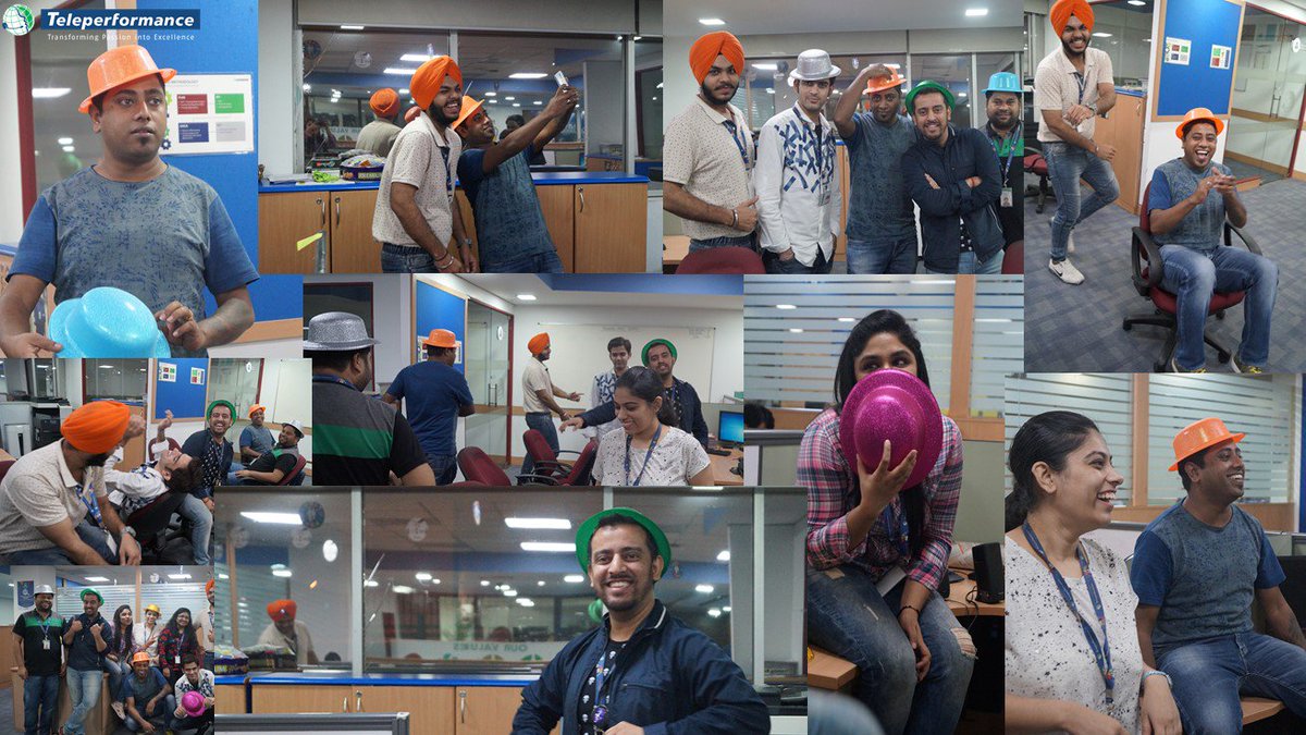 WeAreTPinIndia's tweet photo. #FunFriday at #Teleperformance in #India. :) 

#1BPO #PeopleSmart #TPFunFriday 

To know more about us visit our website: https://t.co/8xc0rTavRh

Share and let us know how do you make #Fridays more #FunAtWork. https://t.co/CXOGodoC6c