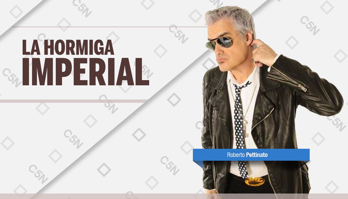 C5N's tweet photo. 🐜 Hasta la medianoche, @rpettinato te acompaña en #LaHormigaImperial por @C5N https://t.co/hOhanf1Fhy