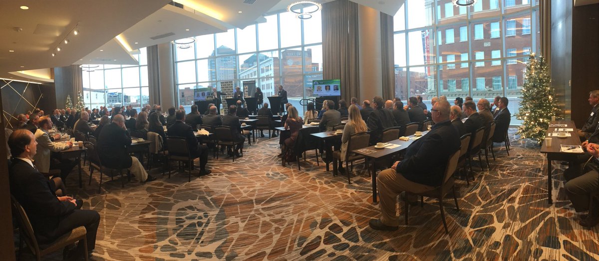 DopkinsandCo's tweet photo. Panel Discussion on succession plans, organizational goals and employee team building at today’s capacity crowd #topprivate @BfloBizFirst @EatonOffice #curbell #lifesafetyengineeredsystems https://t.co/xTTzeoY3mf