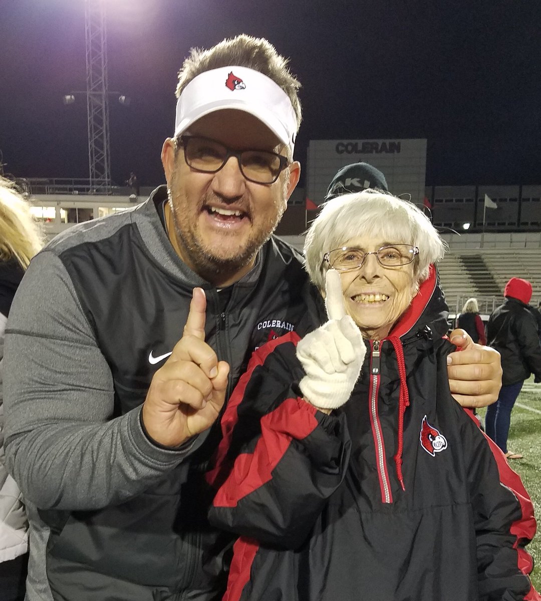 Tonight our Cards hit the gridiron with a mighty force watching over from above. Give it ALL you've got in honor of the way she lived her life. #honorauntcathy #noholdingback #nofear #havefaith #believeineachother #colerainproud @ColerainFtball @WeAreColerain