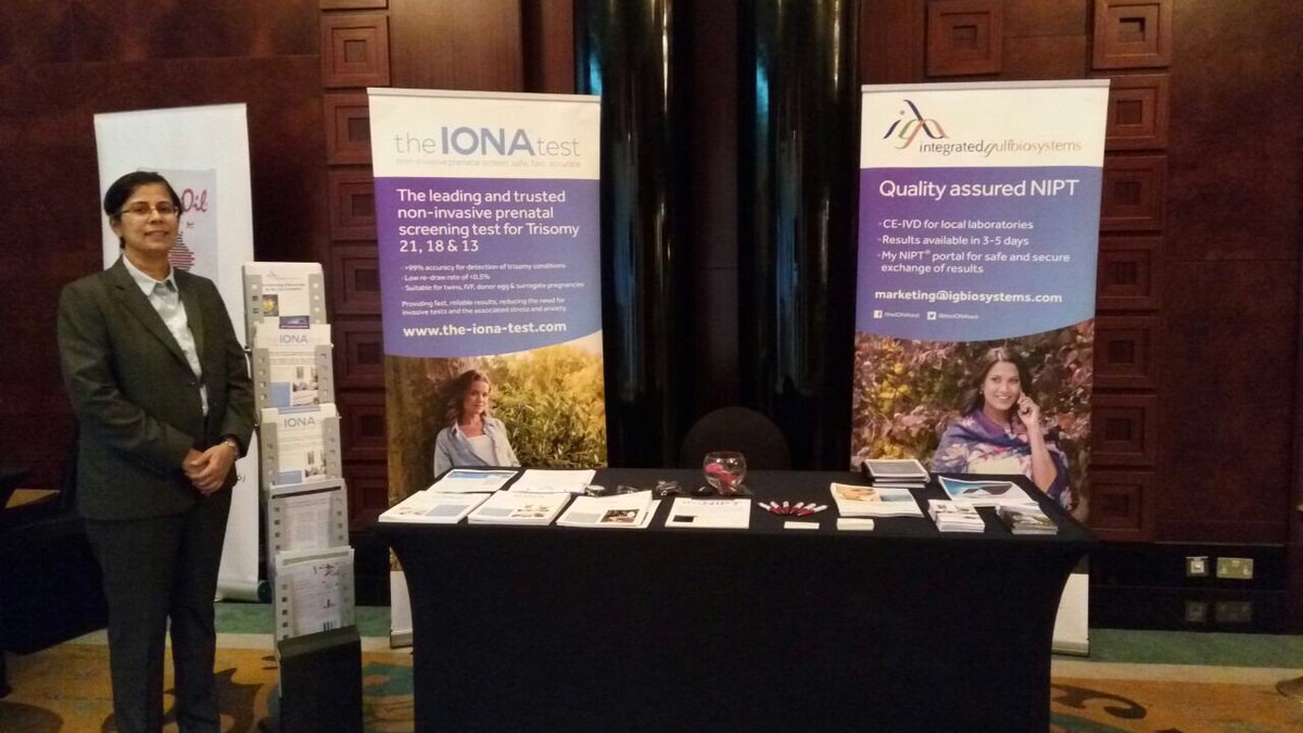 PremaithaHealth's tweet photo. Visit #IGBiosystems at the 3rd Annual MENA Women’s Health Congress, 16-18 November 2017, Dubai to learn more about .@TheIONATest  #NIPT https://t.co/eakETtRgQi