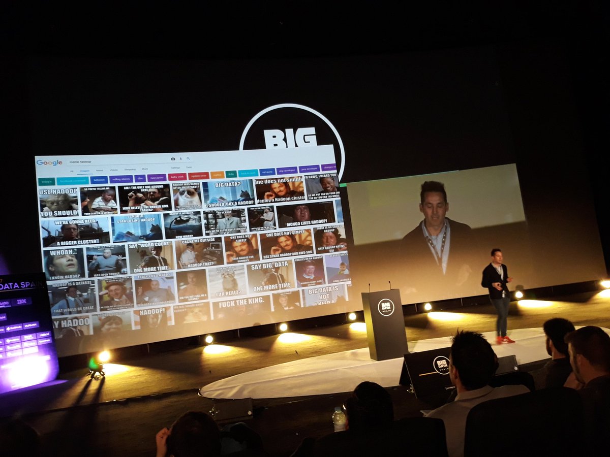 dataworldreview's tweet photo. #BDS17 The Meme Index. Here you have a list of Big Data memes by Miguel Romero @donkelito The most funny talk in @BigDataSpain ? https://t.co/ZtDWFnwrRF https://t.co/lQWXC4tkIy