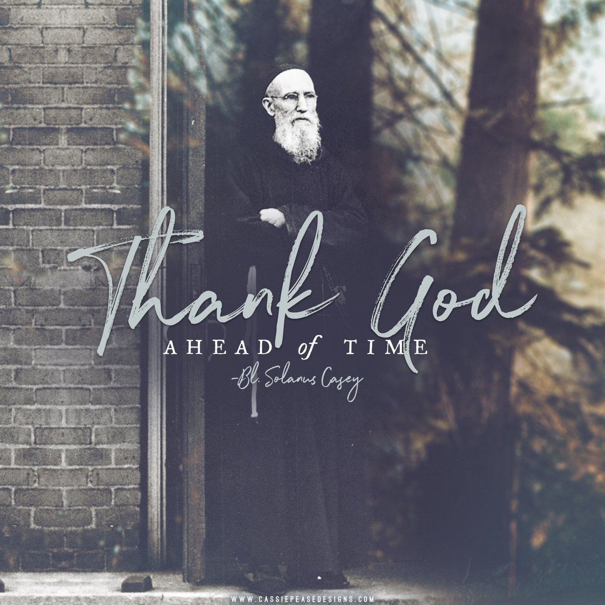 CPeaseDesigns's tweet photo. NEW Bl. Solanus Casey design, just in time for his Beatification tomorrow! 😍 

Fr. Solanus, pray for us that we may, like you, have great confidence in the loving providence of God and thank Him ahead of time for whatever He chooses to send us! #BlessedSolanus #PrayForUs https://t.co/nsW8NPvDNW