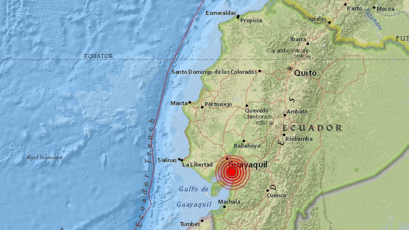 ActualidadRT's tweet photo. ❗ El epicentro del sismo se ha localizado en la ciudad de Guayaquil, aunque se ha sentido también en otras zonas https://t.co/oGjCIrXzGM https://t.co/T7om0f76eg