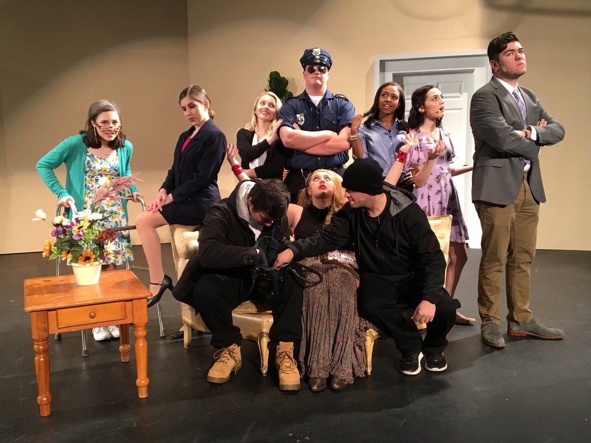 HTHS_Theatre's tweet photo. Opening night was a success! If you didn’t see it yesterday, you can still come see #YCBTH tonight at 7:30pm! #FallDrama 🏠🏠🏠 https://t.co/zeK6WC6NV9