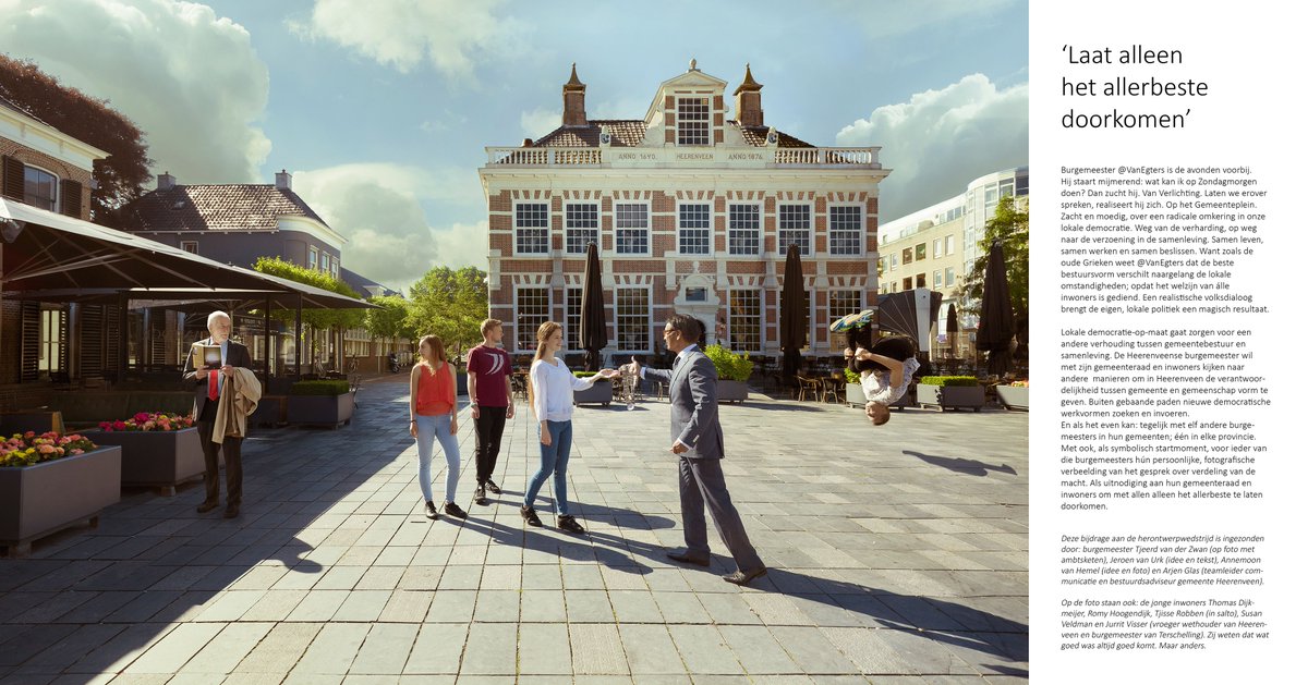 Burgemeester <a href="/VanEgters/">Tjeerd van der Zwan</a> feliciteert winnaars ontwerpwedstrijd <a href="/demchallenge/">Democratic Challenge</a> <a href="/Code__Oranje/">Code Oranje</a> Lees hier meer heerenveen.nl/nieuws/burgeme…