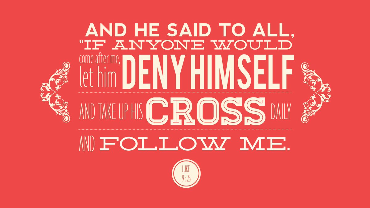 NoRegretsMen's tweet photo. And he said to all, “If anyone would come after me, let him deny himself and take up his cross daily and follow me." - Luke 9:23 https://t.co/JOXvlG18Mt