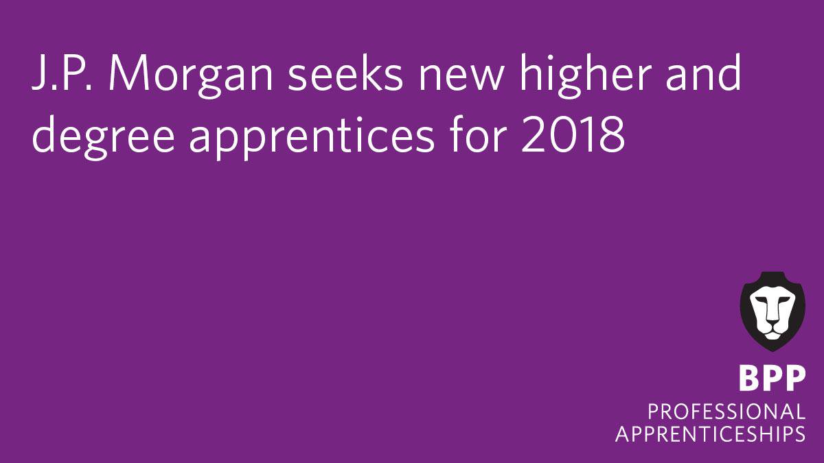 BPPProfApps's tweet image. Looking for a Higher or Degree #Apprenticeship? J.P. Morgan are recruiting for apprentices to join their #Bournemouth office. Launch your career in financial services or digital and technology today! Find out more: blog.bpp.com/apprenticeship…