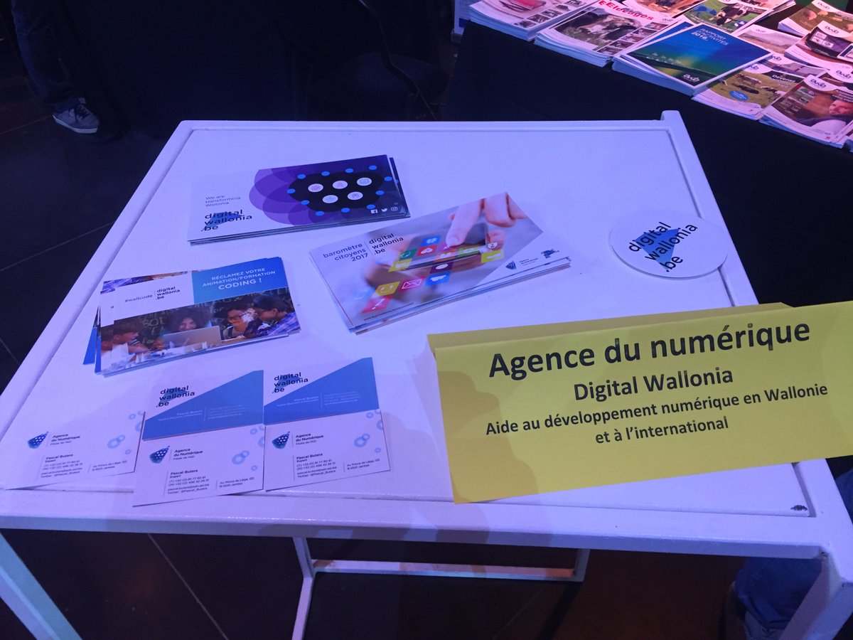 Pascal_Butera's tweet photo. Venez rencontrer @digitalwallonia sur la route de l'innovation #Wallonie #RWDR https://t.co/4ZfLSTiLbv