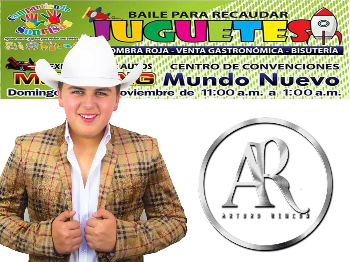Los espero este Domingo en el #MundoNuevo no falten!!!
#CompartiendoSonrisas #ArturoRinconMx 
#Matamoros