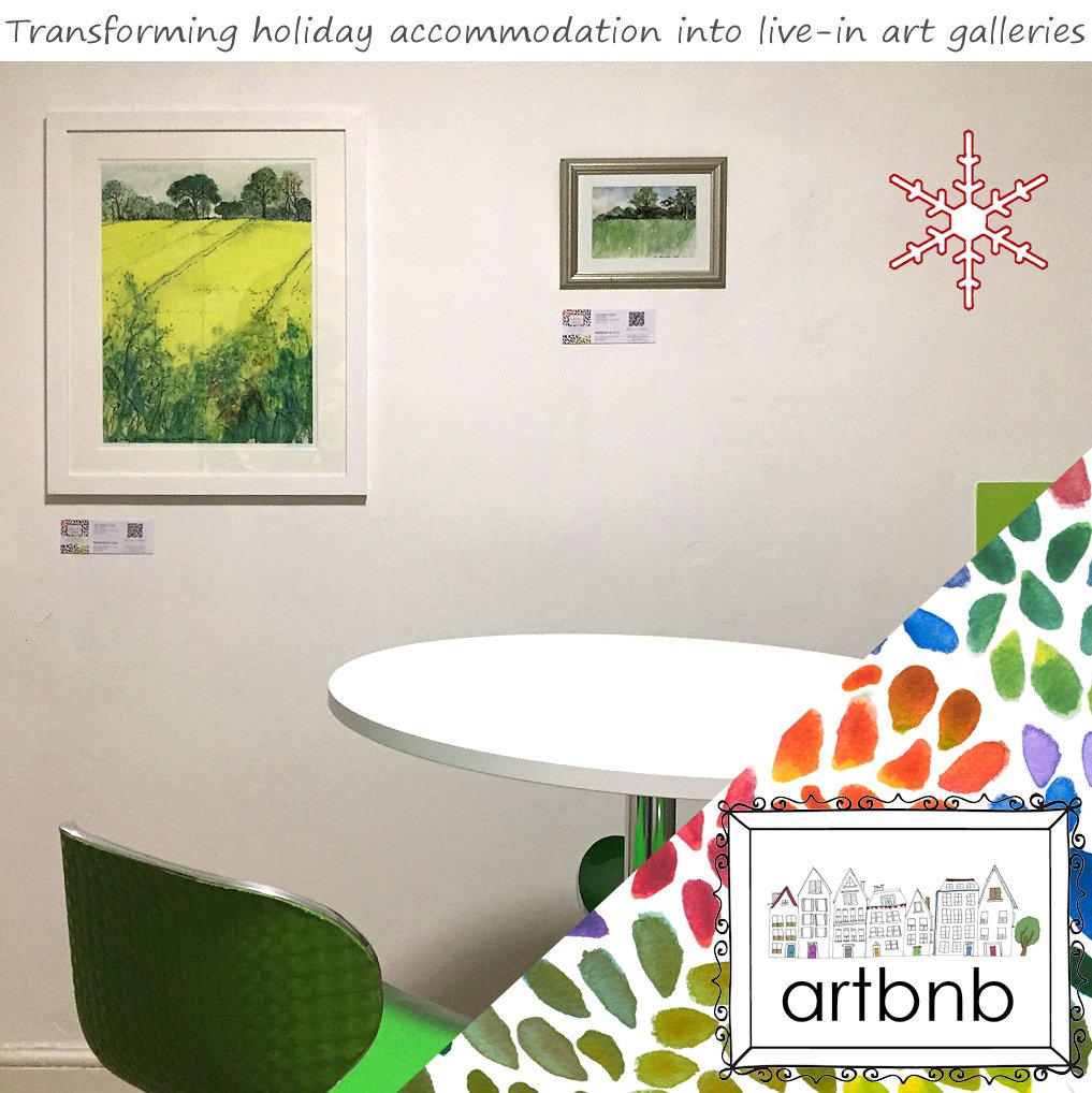 Very excited to be opening our doors for the <a href="/MillRoadFair/">Mill Road Winter Fair</a> this year! Saturday 2nd Dec, 1-4.30pm, 3 Mill Road - @peymansltd Cambridge City Rooms. Come for wonderful art, like these paintings by Gerry Wilmer, meet some of our artists and find out what artbnb is all about!