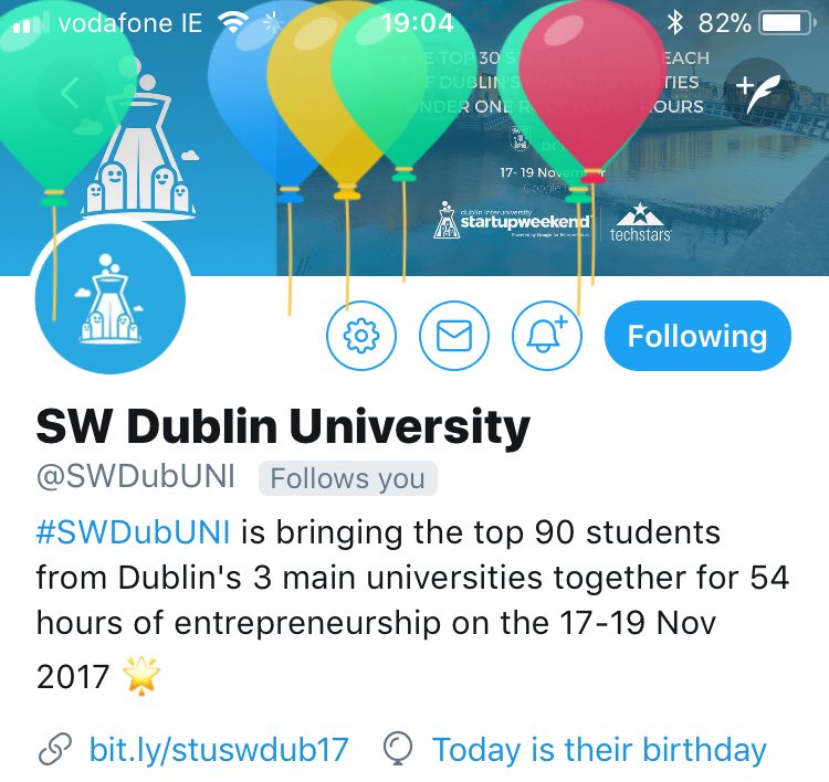 SWLimerick's tweet image. 🎉 Happy Birthday @SWDubUNI🎈!

Best wishes for a great @StartupWeekend 🎤🏆