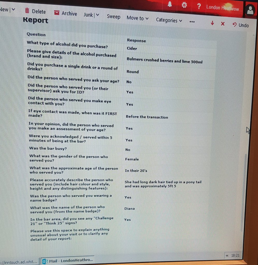 Well done to Diana passing challenge21 #legalstuff  #IDtestpurchase #airxpert #greeteatsleeprepeat <a href="/SeanDrury10/">Sean Drury</a> <a href="/gary_villiers/">Gary De Villiers</a> @JamesRider_PI @airportsmiles <a href="/SDEBDD/">simon ewins</a> @LauraL_FnB <a href="/mehfooz0806/">Mehfooz Khan</a> <a href="/PI_HeathrowM4J4/">Premier Inn Heathrow M4 J4</a> 👏👍