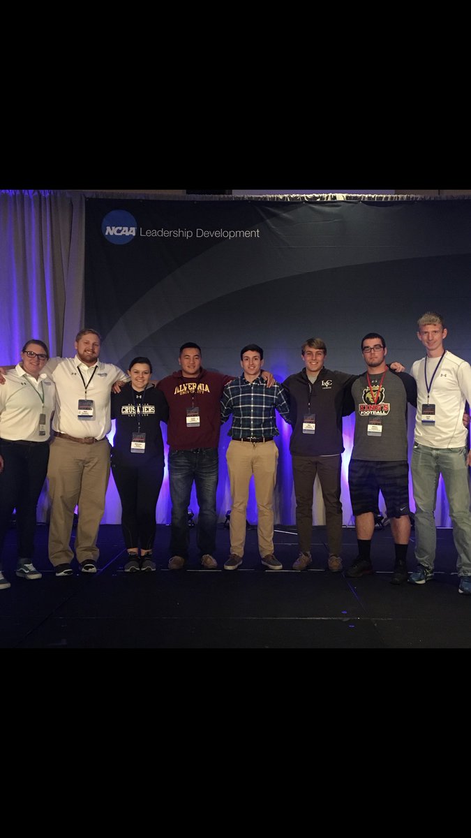 AlverniaMVB's tweet photo. #MiddleAtlanticConference @gomacsports well represented at the NCAA Student-Athlete Leadership Forum #LearnLead https://t.co/T6nVjbjSnt