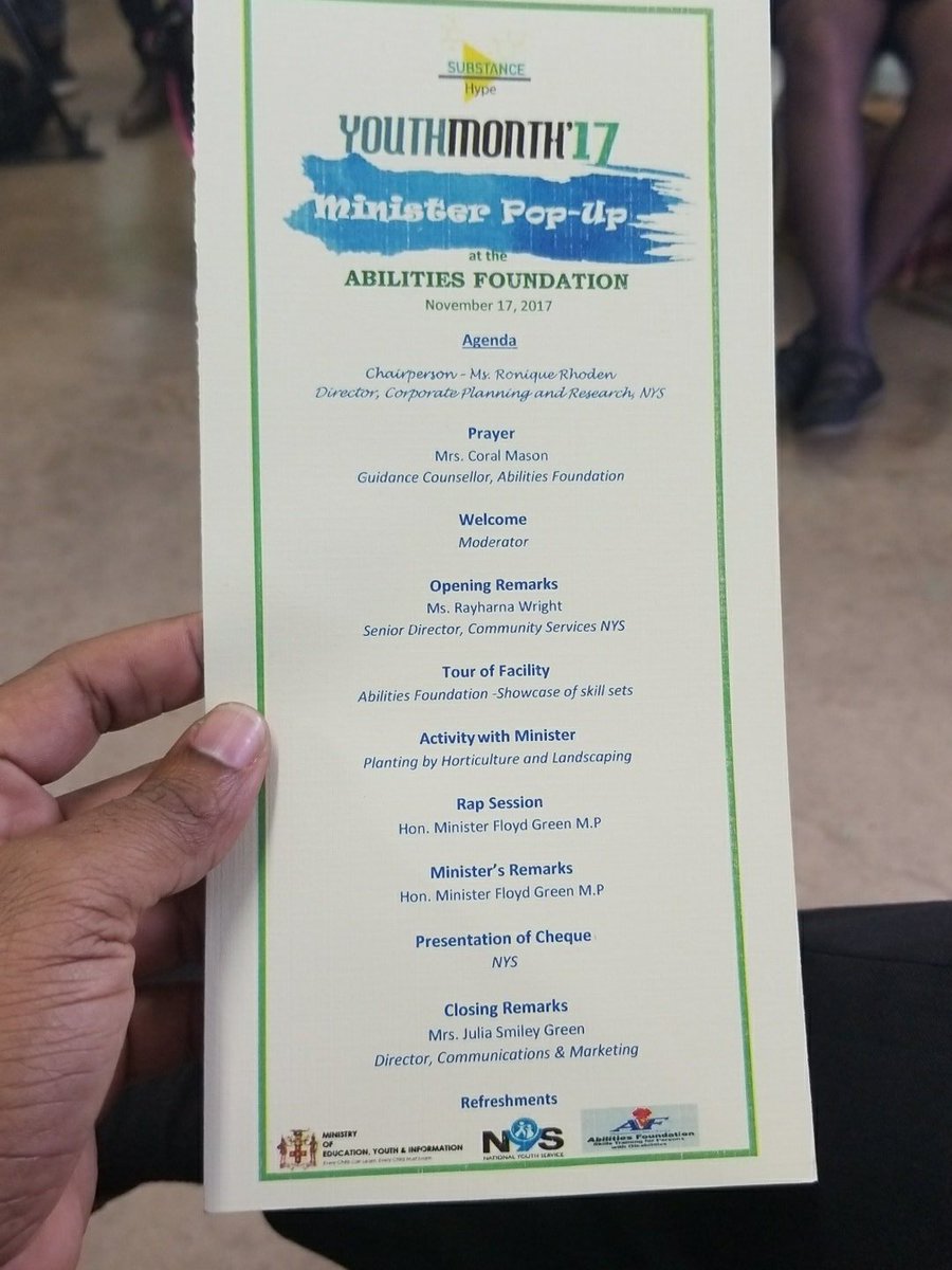 floydgreenja's tweet photo. When we say Youth Month we mean all Youth #AbilitiesFoundation #SpecialNeeds #SubstanceOvaHype #MinisterPopUp https://t.co/DB8nvPA8wq
