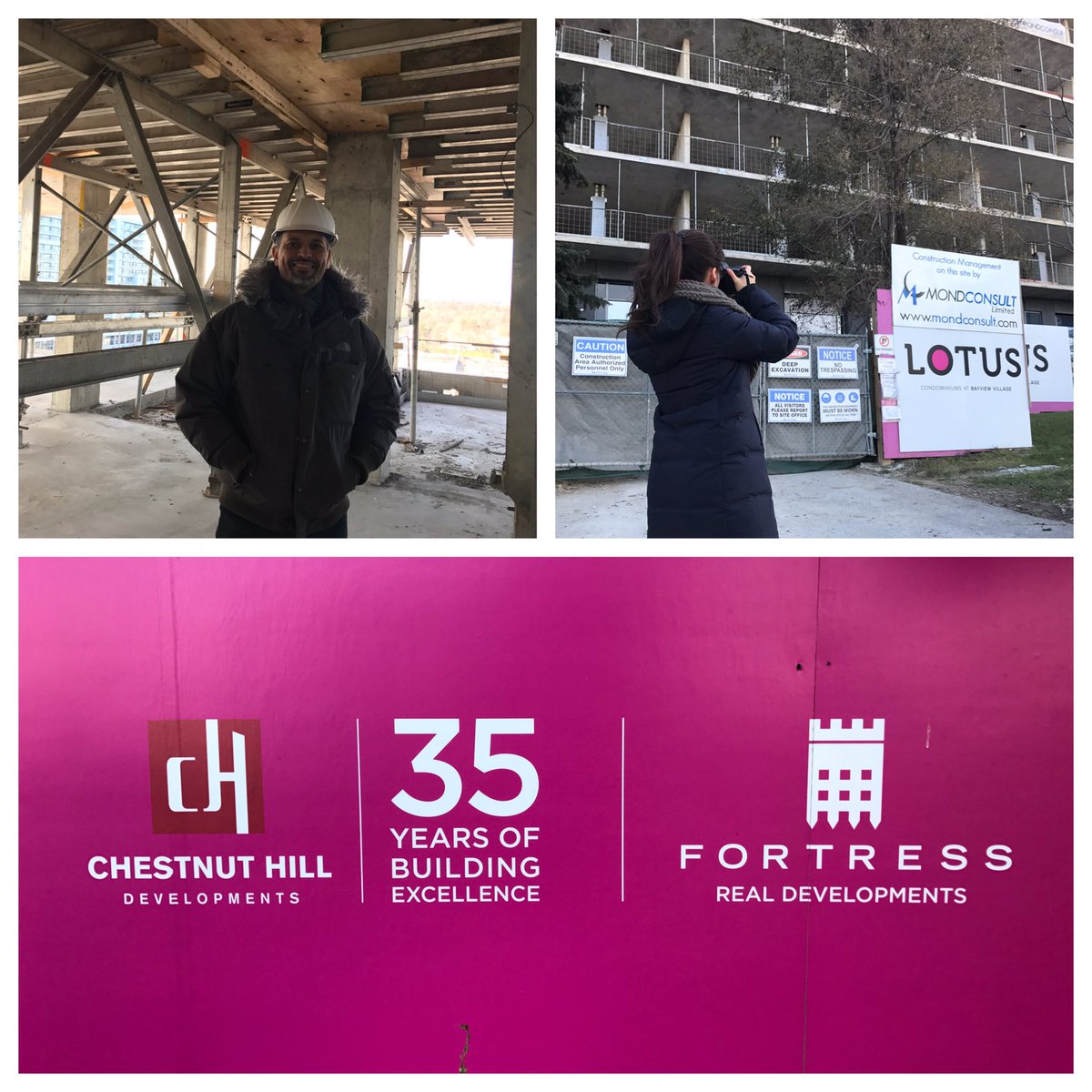 VinceLaMarca's tweet photo. Checking out Lotus condos today and getting some photos by @wh125 one of my very talented team members. What a fantastic location right on the subway line. https://t.co/neiylhzOYK