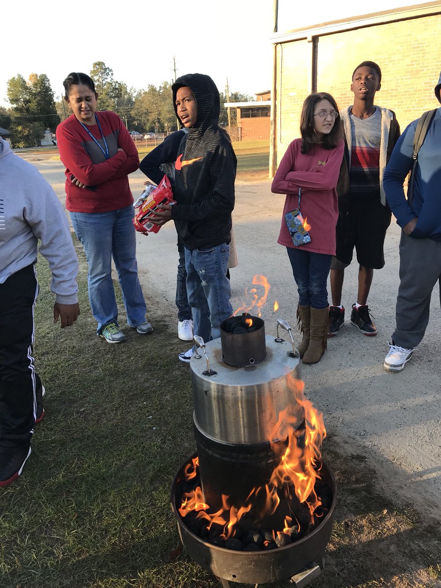 dawgpound870's tweet photo. What better way to teach “convection and conduction” than to cook a couple Boston Butts in Science class. I think they will remember this concept for awhile. #steamteams #steamisaprocess https://t.co/KlcMv7FPr2