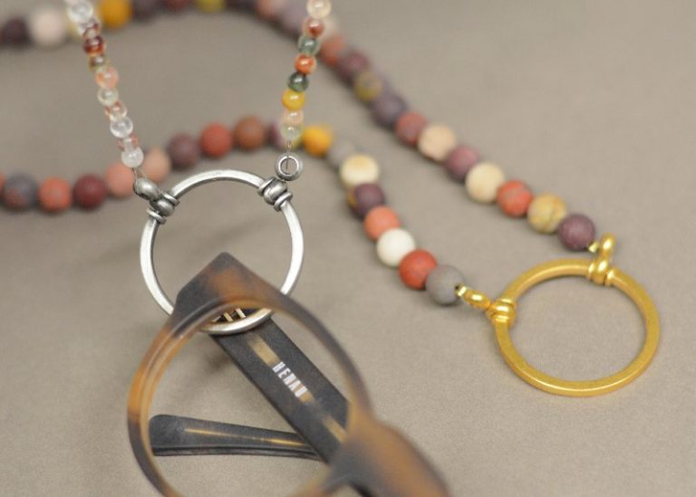 Josephsonspecs's tweet photo. The most recent La LOOPs to arrive at Josephson Opticians  feature natural materials in a palette of muted and subtle tones and matted finishes. The masculine dog tag  style loop  in a  satin silver finish  is now paired with an Italian  leather cord dyed navy blue. https://t.co/yZ9bjWUeqi
