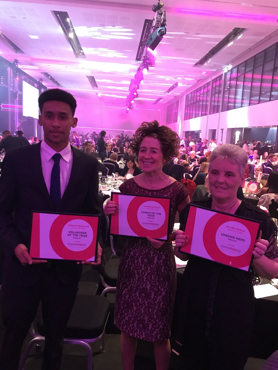 McrSportsAwards's tweet photo. Some of our #Manchester winners waiting to see if they’ve won the #GMSportsAwards @GreaterSport https://t.co/5kcZckavO3