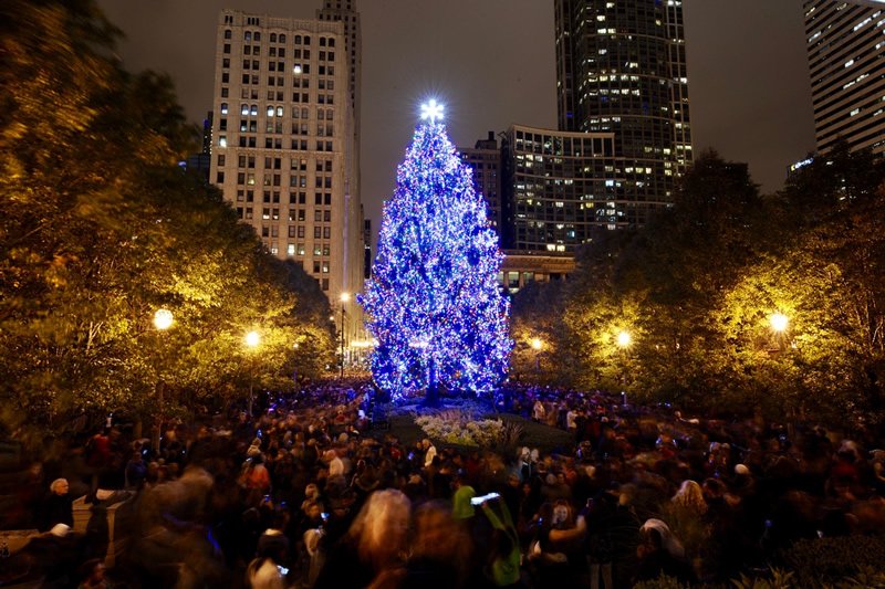 The 104th annual Christmas Tree Lighting is today in <a href="/Millennium_Park/">Millennium Park</a>! If you can't make it today make sure to visit during the holiday season.

Beat the holiday rush and reserve a guaranteed parking spot in advance: goo.gl/7kULgQ