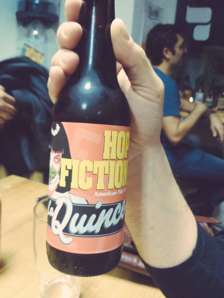 CervezaFria_es's tweet photo. Disfrutando una visita a #Murcia con #HopFiction de #LaQuince #American #Pale #ALE https://t.co/uPyL3Os9D3