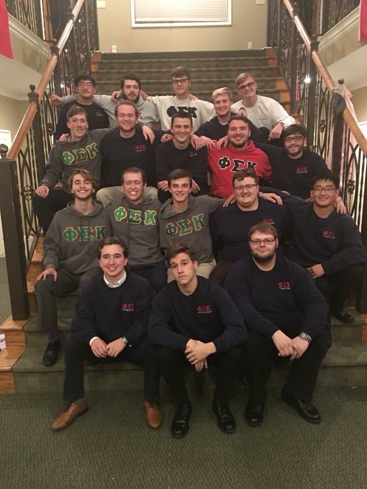 nwmsuphisig's tweet photo. Phi Sigma Kappa welcomes the Fall 2017 class. Congratulations on becoming actives, gentleman! #DamnProud https://t.co/t6mapoqoIb