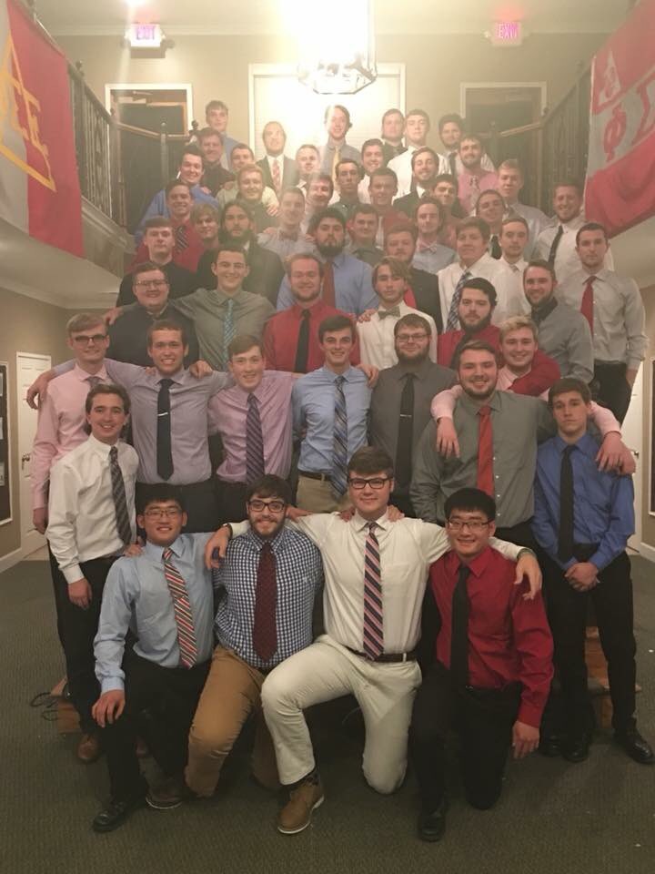nwmsuphisig's tweet photo. Phi Sigma Kappa welcomes the Fall 2017 class. Congratulations on becoming actives, gentleman! #DamnProud https://t.co/t6mapoqoIb