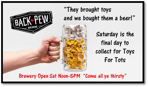 BackPewBrew's tweet photo. We believe in this cause so much that we're willing to put our beer where your mouth is! #bpsaintlife #backpewbrew #comeallyethirsty https://t.co/qS9TfeFRGW